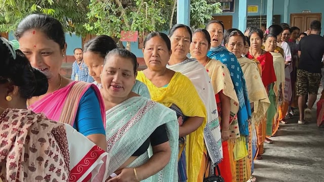 Nearly 60 per cent women candidates fighting panchayat polls in Assam (photo:IANS)
