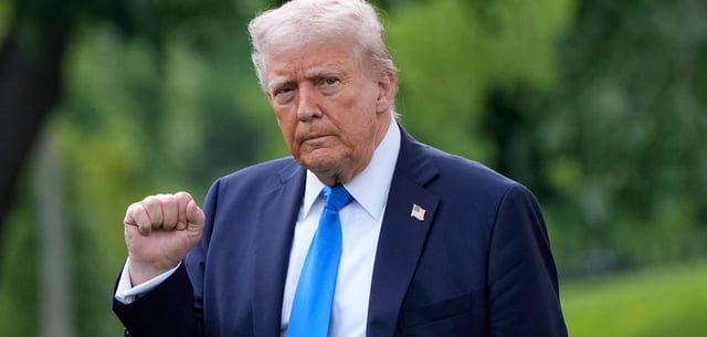 US-Präsident Donald Trump kritisiert die Berichterstattung einiger öffentlicher Radiosender