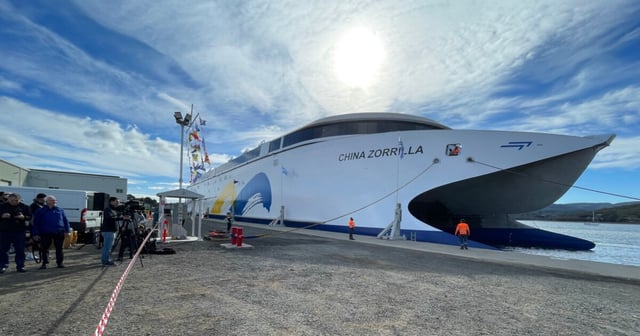 The China Zorrilla launches as the world's largest battery-electric ship