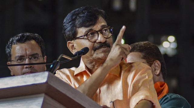 Shiv Sena (UBT) leader Sanjay Raut. (PTI)