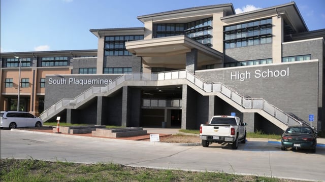 South Plaquemines High School, built with $40.3 million in FEMA funding, shown in September 2013. Photo: Jenny Campora/FEMA/National Archives