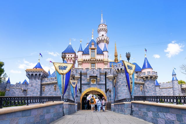 FILE: The Sleeping Beauty Castle at Disneyland on April 6, 2024, in Anaheim, Calif.