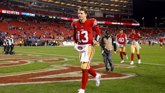 San Francisco 49ers quarterback Brock Purdy
