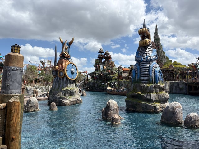 The USA TODAY Florida Network was invited to be among the first to visit Epic Universe before it opens to the public next month. Parkgoers can travel to the Isle of Berk, the Viking village from DreamWorks' "How to Train Your Dragon."