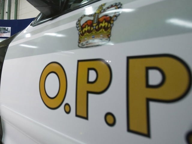 An Ontario Provincial Police vehicle.
