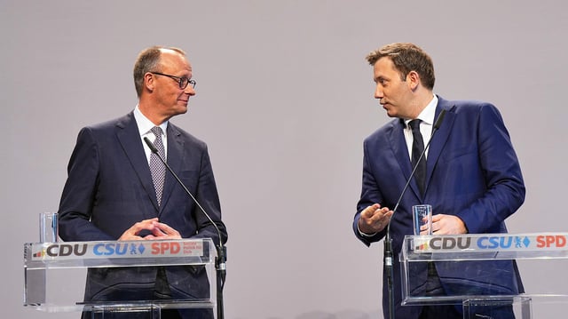 Friedrich Merz und Lars Klingbeil