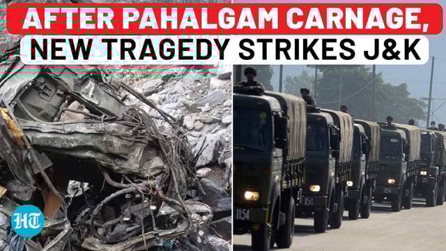 Just days after the Pahalgam terror attack that killed 26, a new tragedy has struck J&K