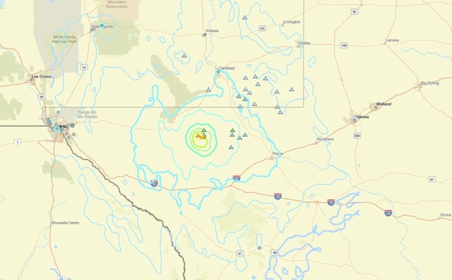 A magnitude 5.3 earthquake struck in central Culberson County on the evening of Saturday, May 3, 2025.