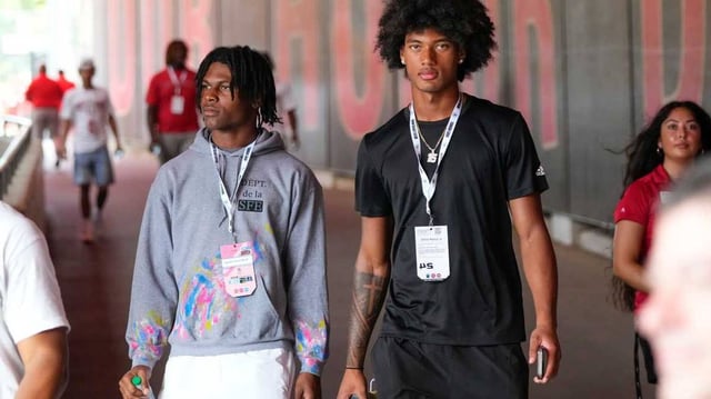 Kayden Dixon-Wyatt (left) joined Chris Henry Jr. (right) in committing to Ohio State.