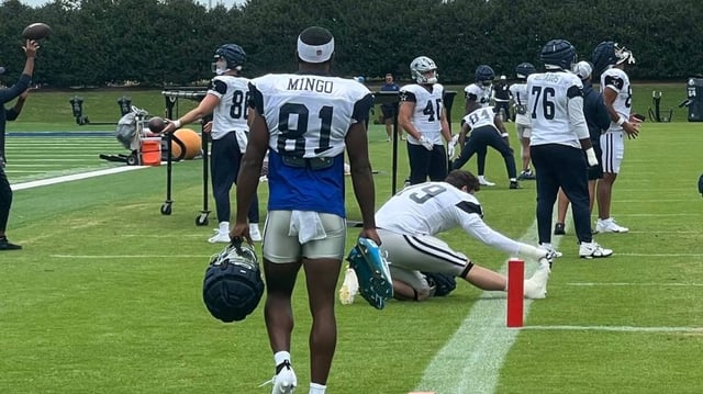 Jonathan Mingo at Cowboys Practice