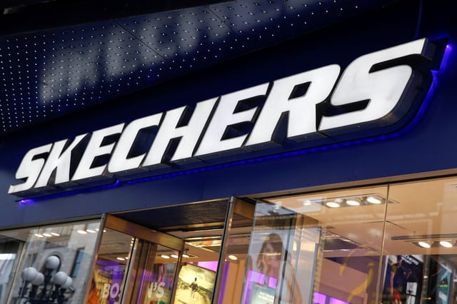 The outside of a Skechers shoe store is seen at Times Square in New York May 2, 2014. REUTERS/Shannon Stapleton/File Photo