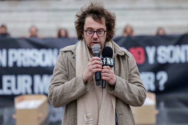 RSF's Thibaut Bruttin praised the resilience of Russian journalist Ekaterina Barabash