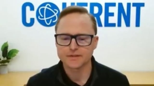 Jim Anderson, the CEO of Coherent