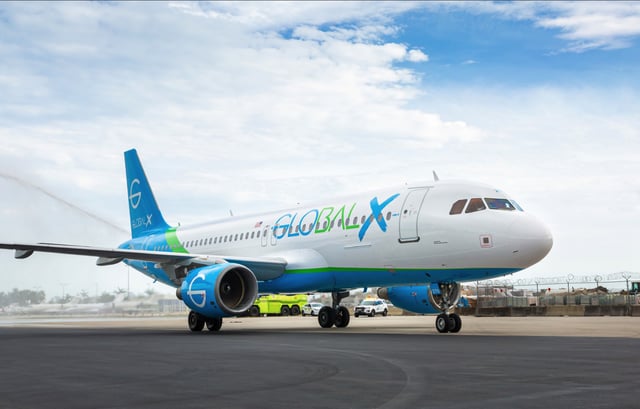 A picture of a GlobalX airline plane. (Image: GlobalX)