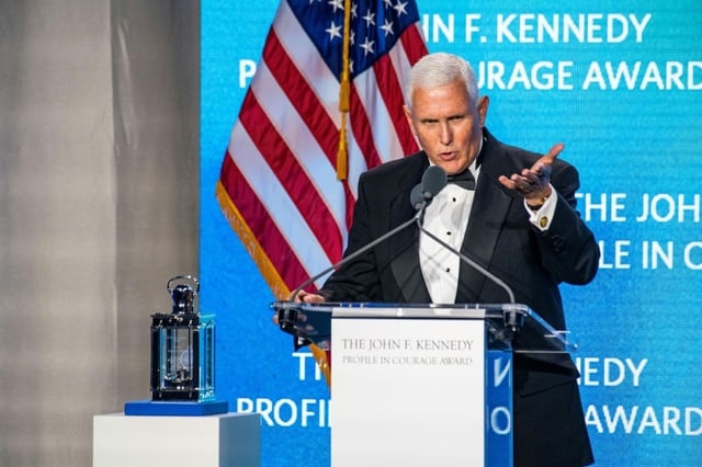 Former US Vice President Mike Pence has criticized the new Trump administration's policies on tariffs and other matters