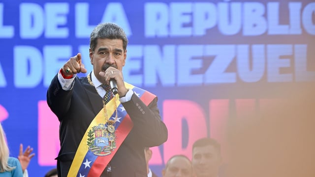 Venezuelan leader Nicolas Maduro in Caracas, Venezuela, in January. Photo: Alfredo Lasry R/Getty Images
