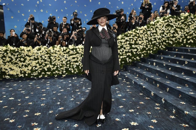 Rihanna en la Met Gala 2025.