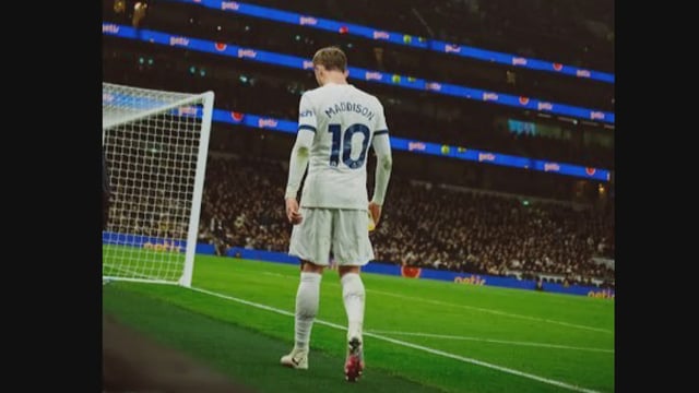 Season-ending injury for Tottenham midfielder Maddison. Photo credit: James Maddison@X