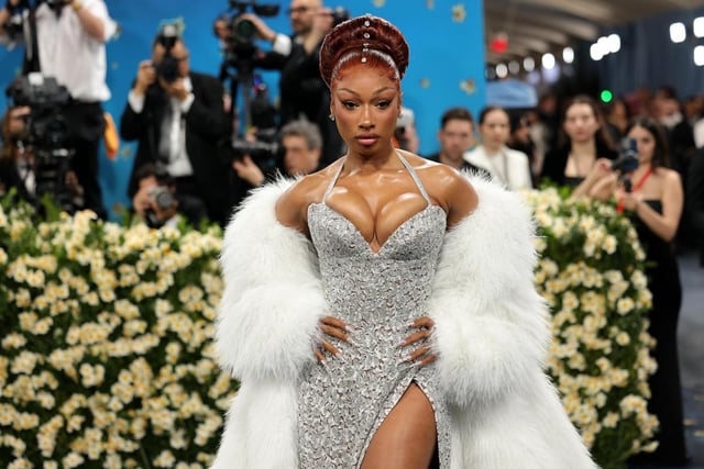 Megan Thee Stallion at the Met Gala 2025.