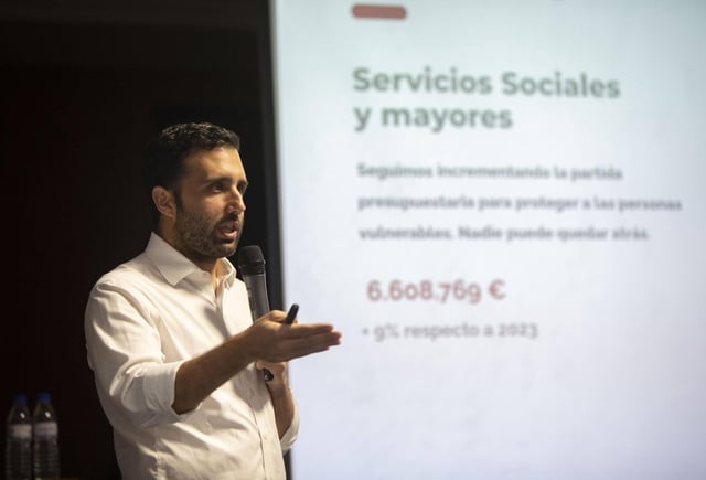 Darío Moreno, en un acto.