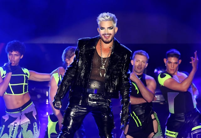 Adam Lambert (pictured onstage during OUTLOUD Music Festival at 2024 WeHo Pride on May 31, 2024, in West Hollywood, California) will join the production of Jesus Christ Superstar headed to the Hollywood Bowl Aug. 1-3. (Photo by Amy Sussman, Getty Images)