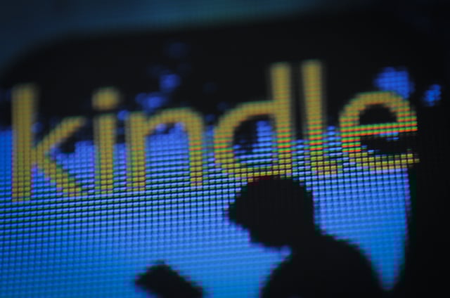 Part of the Kindle application is seen on an iPad on Ocotber 24, 2017. (Photo by Jaap Arriens/NurPhoto via Getty Images)