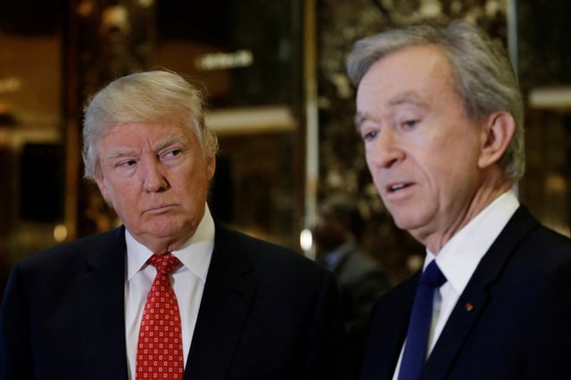 Le patron de LVMH, Bernard Arnault, reçu par Donald Trump à la Maison-Blanche