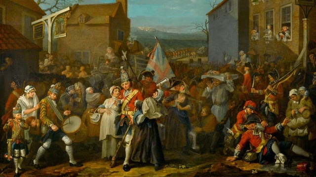 The March of the Guards to Finchley, by William Hogarth, is Richard Morrison’s favourite picture