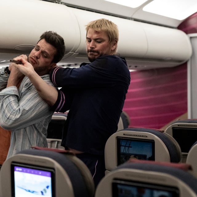 A mercenary takes on the task of eliminating a high value target on a plane flight, but when an onslaught of rival assassins descend upon them both, he realizes they have to team up in order to survive. This is a kinetic action/thriller with levity – think JOHN WICK meets DIE HARD on a plane.