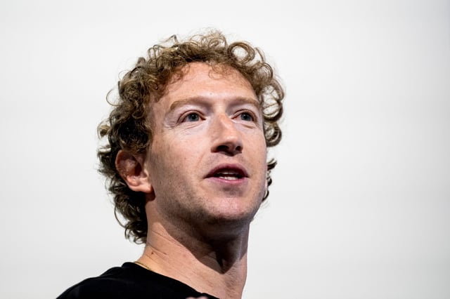 Mark Zuckerberg, CEO of Meta, speaks at a conference in September.