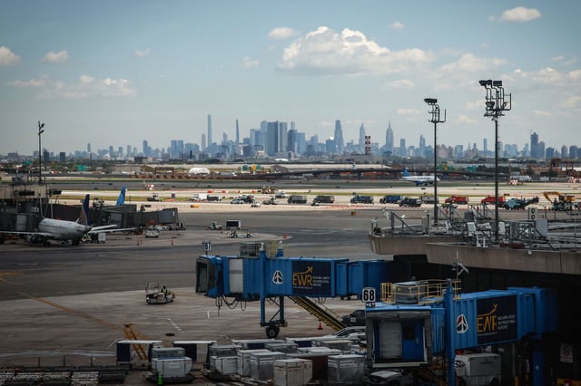 Newark, New Jersey on May 7, 2025.