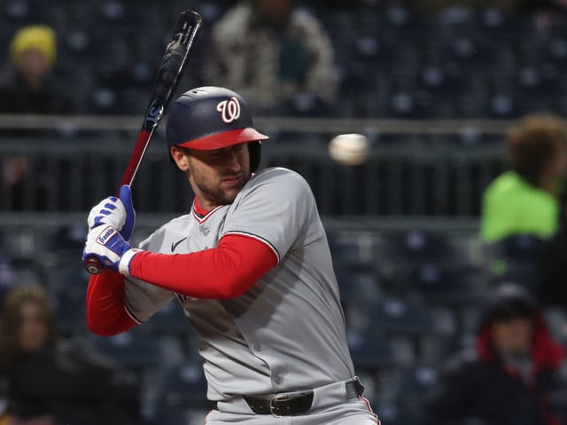 Paul DeJong was hit by a pitch on April 15.