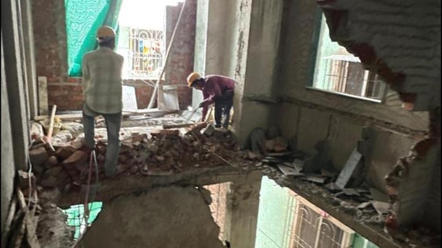 The BMC on Friday demolished nine unauthorised constructions in Madh as part of the drive to raze structures built with the help of fudged Coastal Regulation Zone (CRZ) maps
