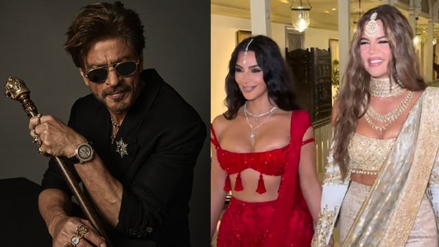Shah Rukh Khan finds a fan in a Kardashian sister