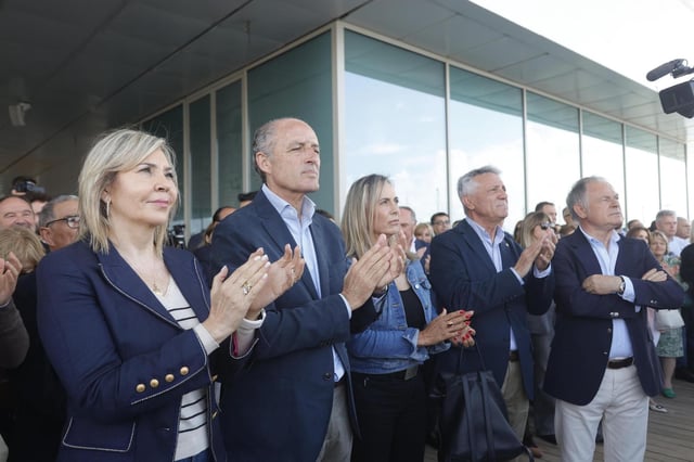Francisco Camps en el acto en el Veles e Vents
