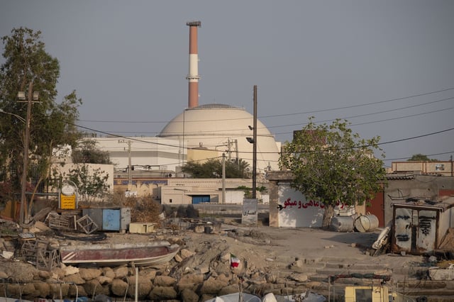 The Bushehr nuclear power plant is seen in Bushehr province, south of Tehran, Iran, on April 29, 2024.