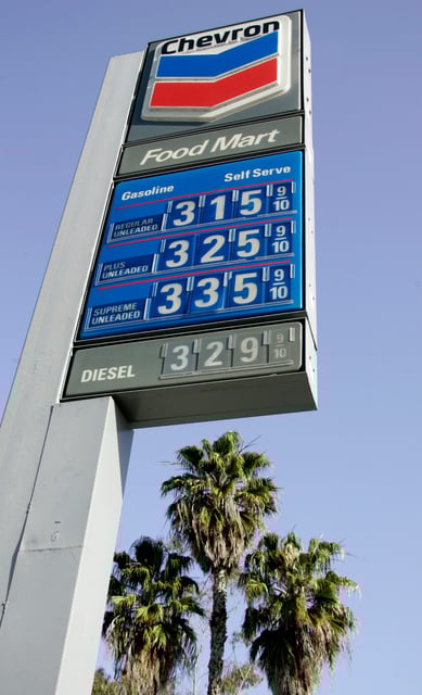 Gasoline prices have fallen recently on weaker global oil demand.