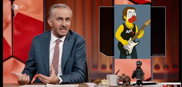 Moderator Jan Böhmermann in seiner Late-Night-Show „ZDF Magazin Royal“