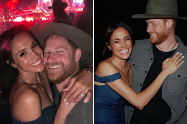 Meghan Markle shared pictures of her night out at Beyoncé&#39;s Cowboy Carter tour with Prince Harry at So-Fi Stadium, in Los Angeles, on May 10, 2025.