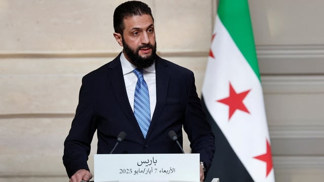 Ahmed al-Sharaa, the Syrian president, is expected to be part of a group meeting with Trump