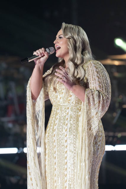 &#34;Disney Night&#34; on &#34;American Idol&#34; celebrated Mother&#39;s Day with special guest Lin-Manuel Miranda. The Top 7 traveled to Disneyland Resort and lit up the stage with Disney classics as America votes live for the five moving forward in the competition. Breanna Nix, pictured, made the top five finalists. 