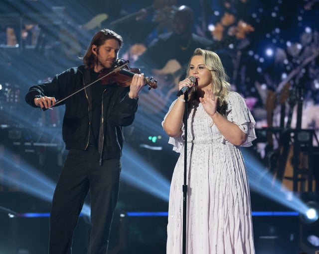 &#34;Disney Night&#34; on &#34;American Idol&#34; celebrated Mother&#39;s Day with special guest Lin-Manuel Miranda. The Top 7 traveled to Disneyland Resort and lit up the stage with Disney classics as America votes live for the five moving forward in the competition. Breanna Nix, pictured, made the top five finalists. 