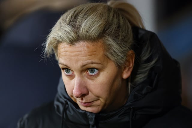 Soccer Football - Women's Super League - Leicester City v Aston Villa - Pirelli Stadium, Burton upon Trent, Britain - January 19, 2024 Aston Villa manager Carla Ward before the match Action Images via Reuters/Andrew Boyers/File Photo