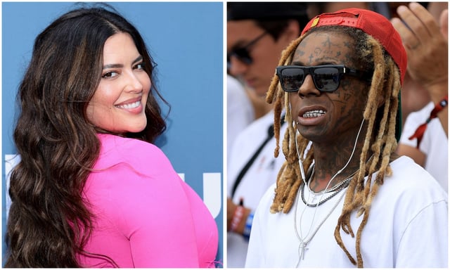 Denise Bidot and Lil Wayne. (Getty)