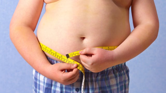 One in seven children aged from two to fifteen are classed as obese, according to NHS figures