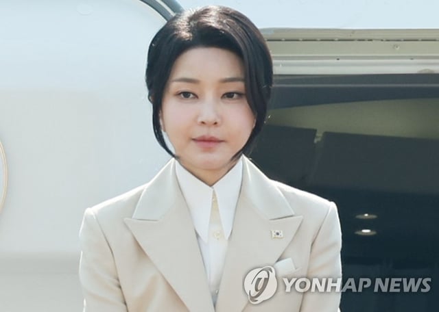 This June 10, 2024, file photo shows former first lady Kim Keon Hee. (Yonhap)