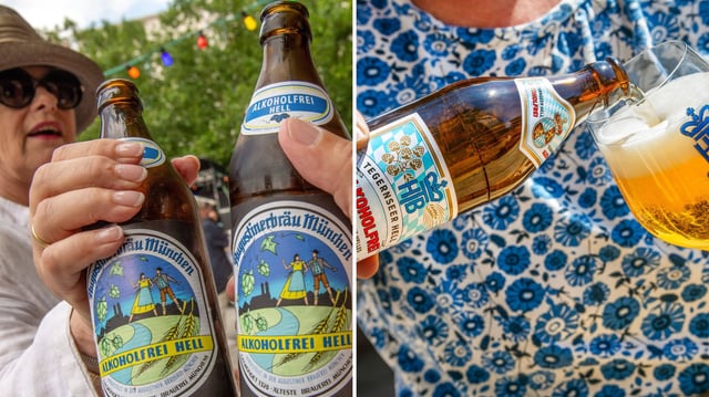 Biertrinker rund um München brauche viel Geduld: Gerade hypen Augustiner Helles alkoholfrei und das alkoholfreie Helle vom Tegernseer Brauhaus. Die unerwartet hohe Nachfrage führt zu Lieferengpässen und frustrierten Verbrauchern.