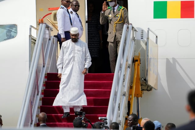 Mali junta chief General Assimi Goita approved a bill revoking a charter regulating political parties, raising fears it is a further step towards their dissolution