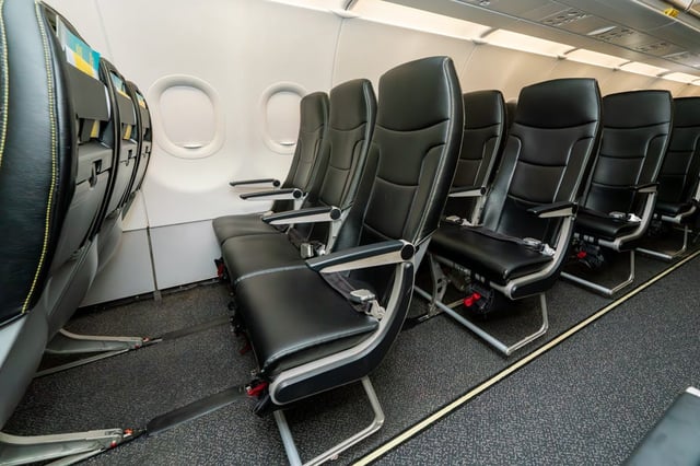 Extra legroom seats on Spirit Airlines.