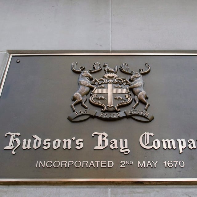 The Hudson's Bay Co. sign in downtown Toronto, Wednesday July 16, 2008. THE CANADIAN PRESS/Adrian Wyld
